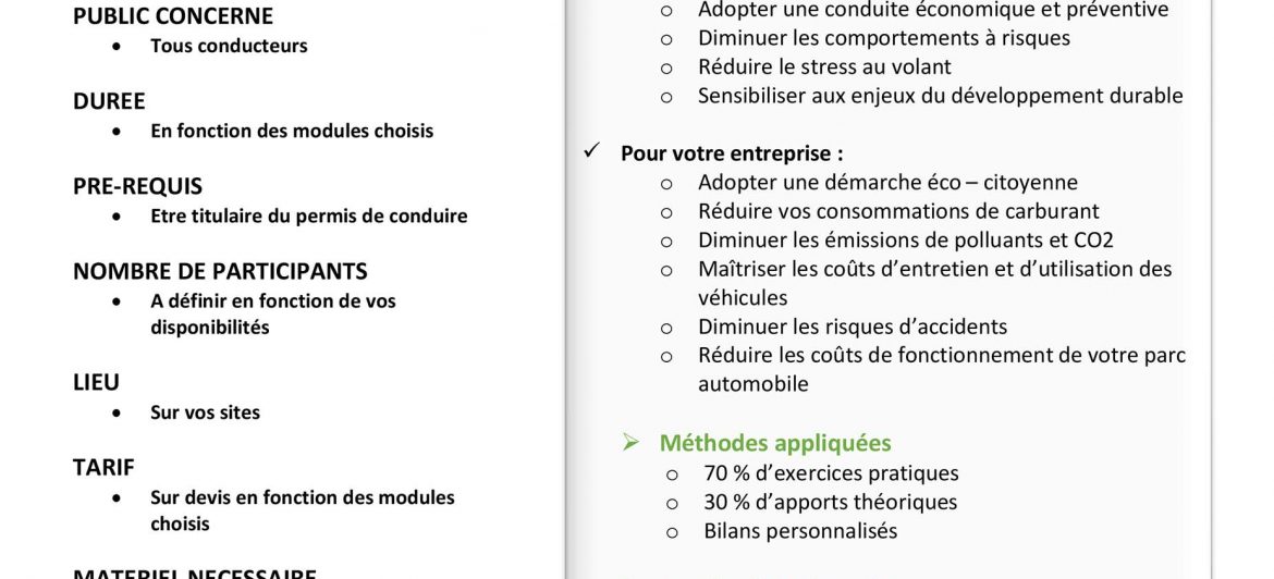 Conduite Responsable